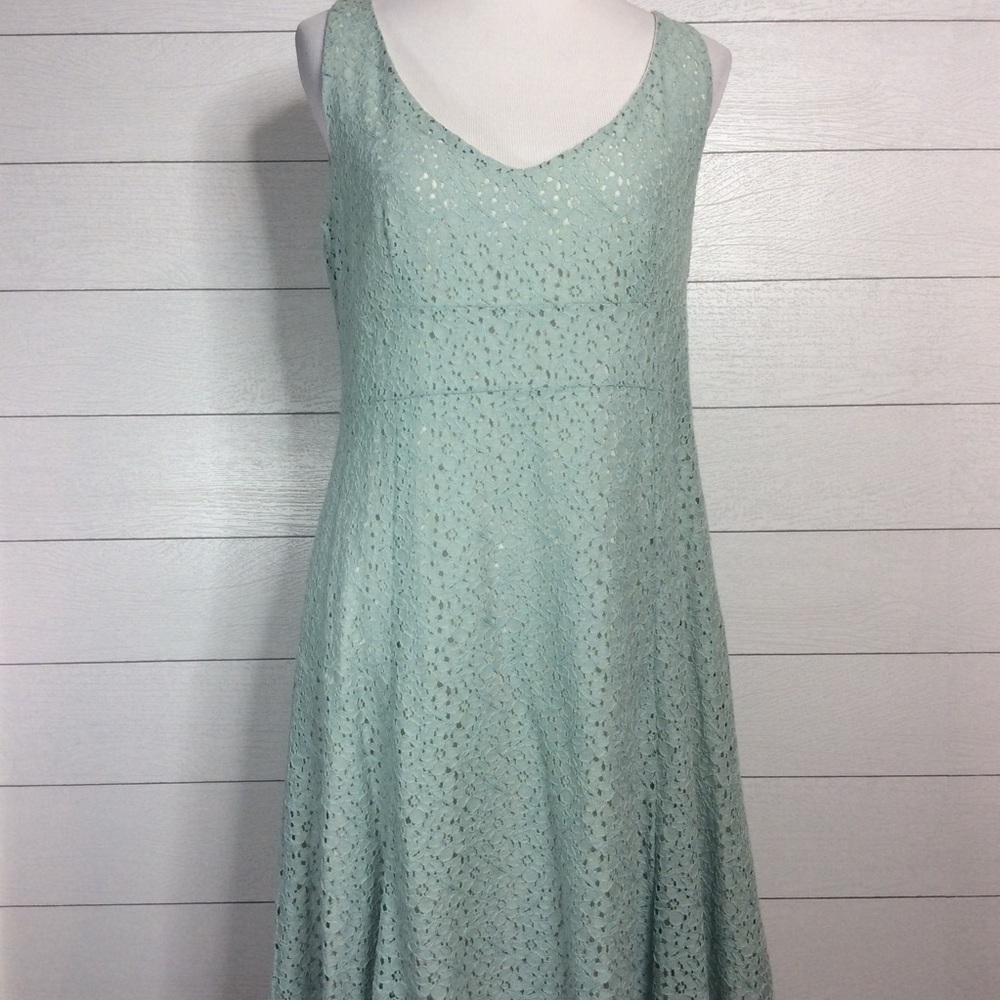 Mint Green Lace Dress